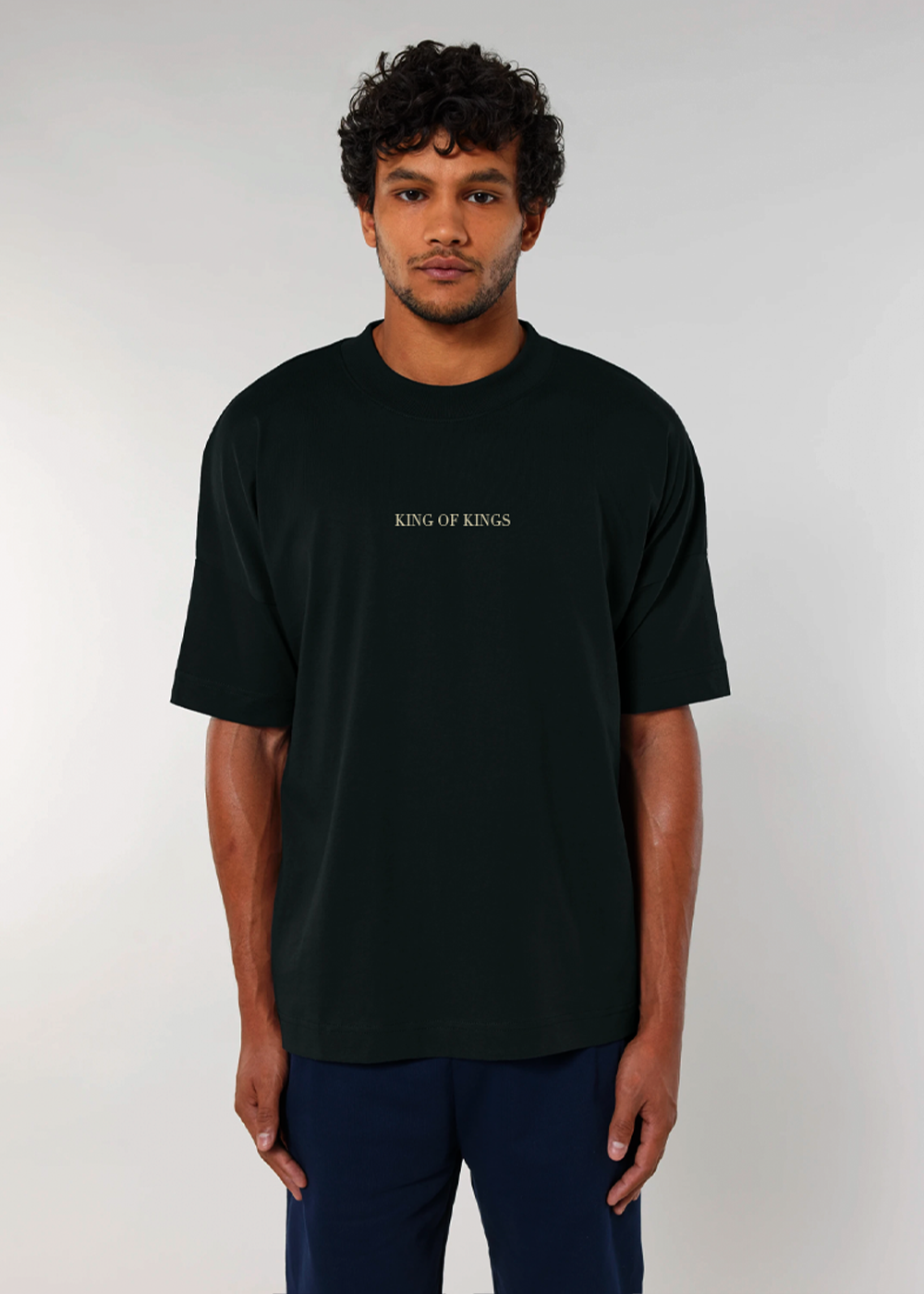 JESUS IS KING - BLACK TEE