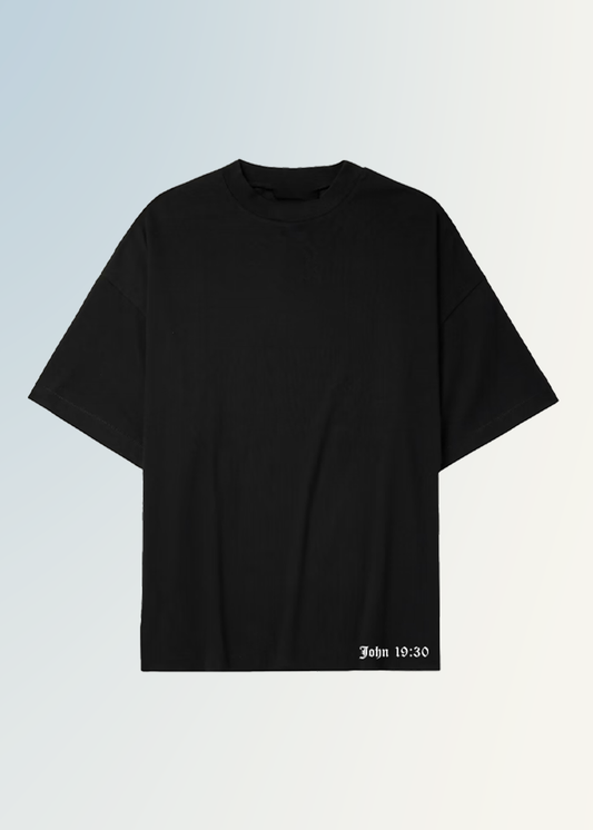 IT IS FINISHED - BLACK OVERSIZE TEE