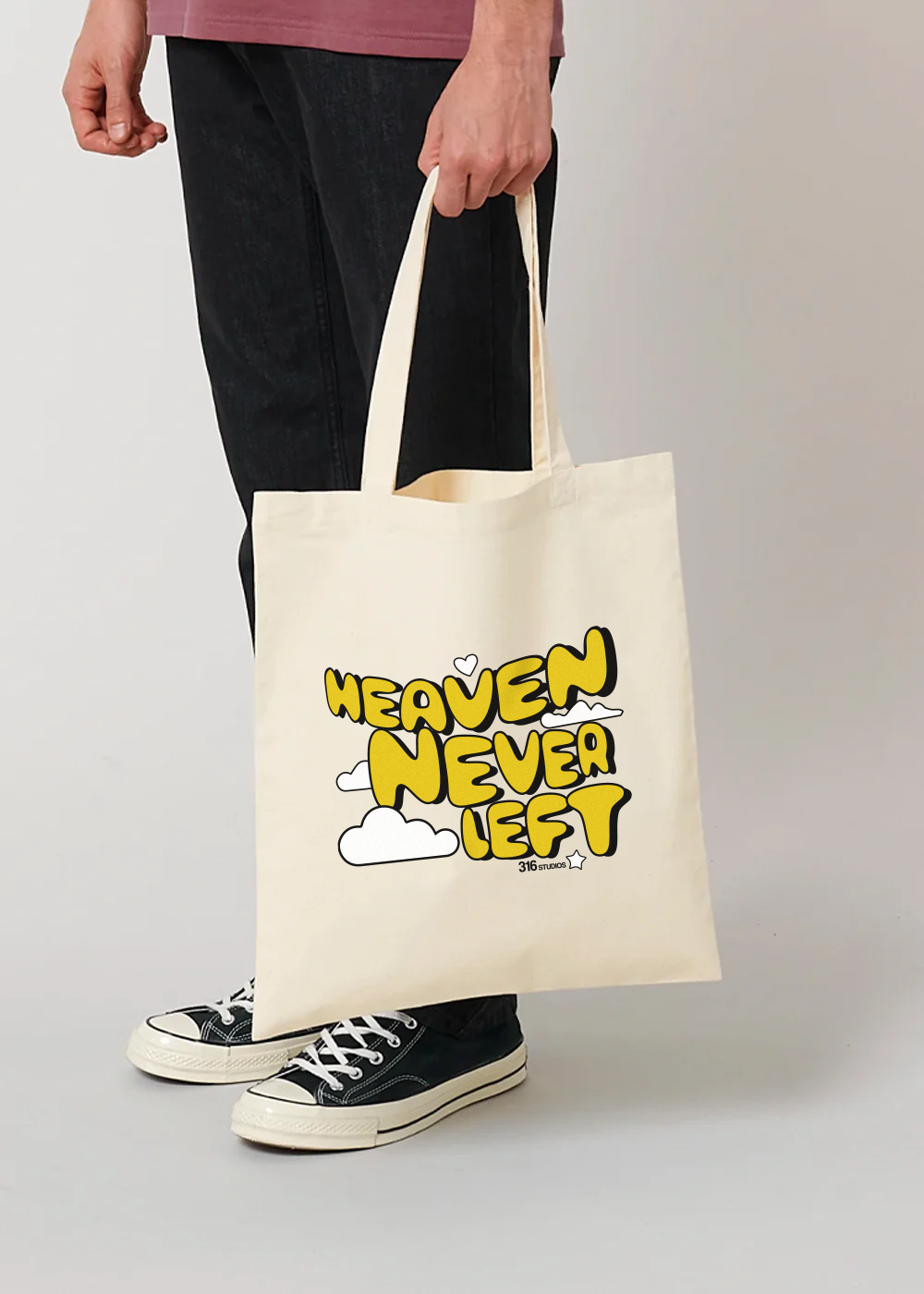 HEAVEN NEVER LEFT - TOTE BAG